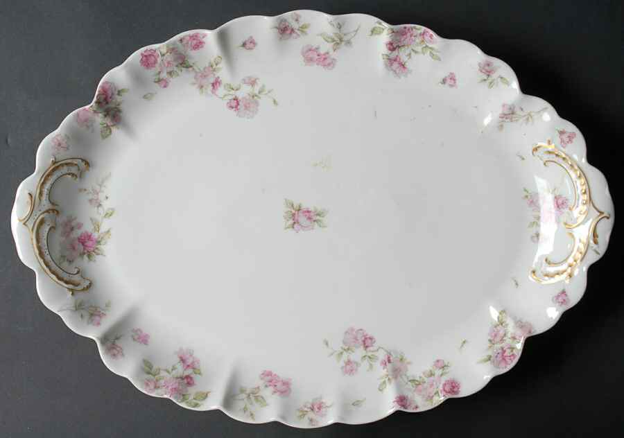 Schleiger 39G 16" Oval Serving Platter by Haviland-1