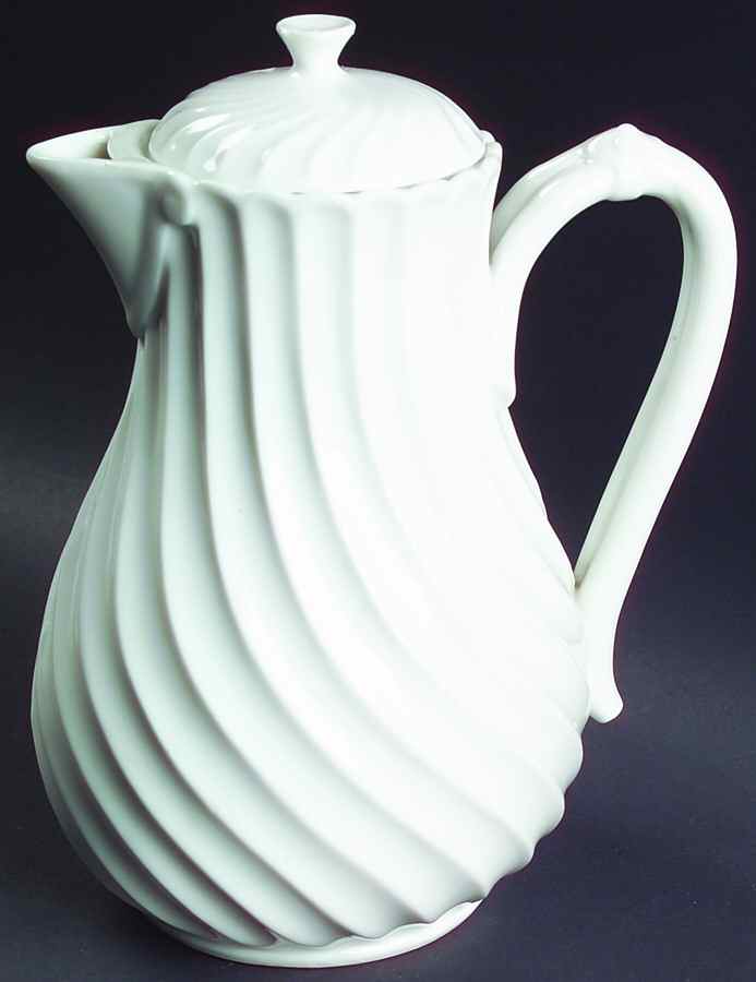 Schleiger 413 (Older, Pre 1950) Coffee Pot & Lid by Haviland-1