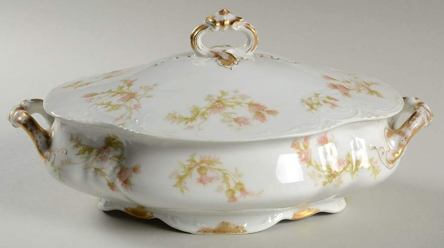 Schleiger 41b Oval Covered Vegetable by Haviland-1