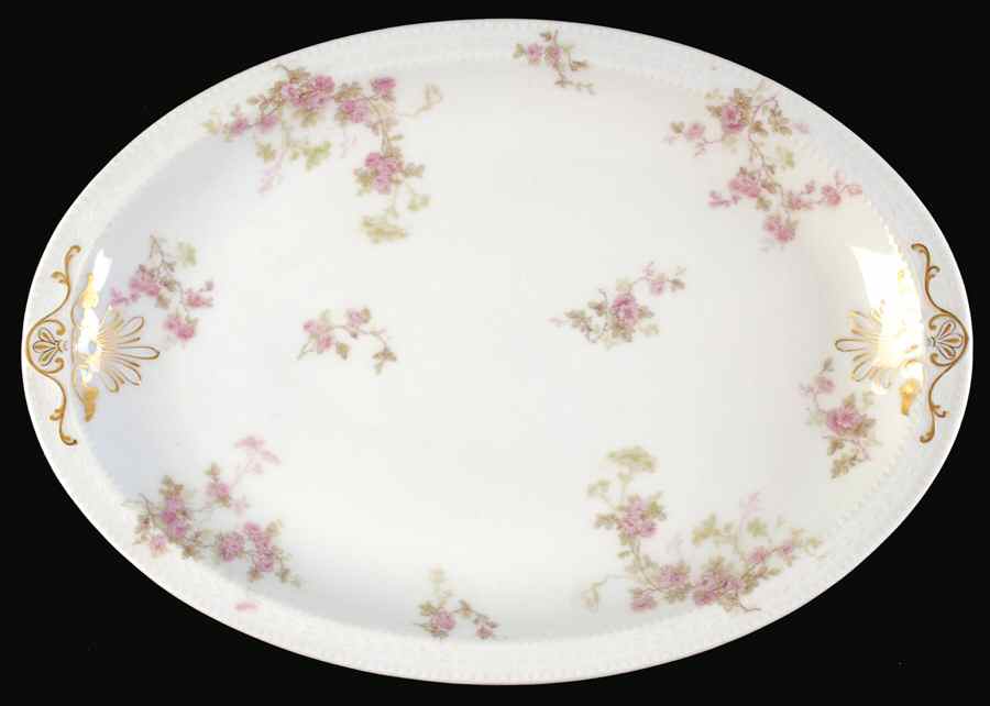 Schleiger 42 14" Oval Serving Platter by Haviland-1