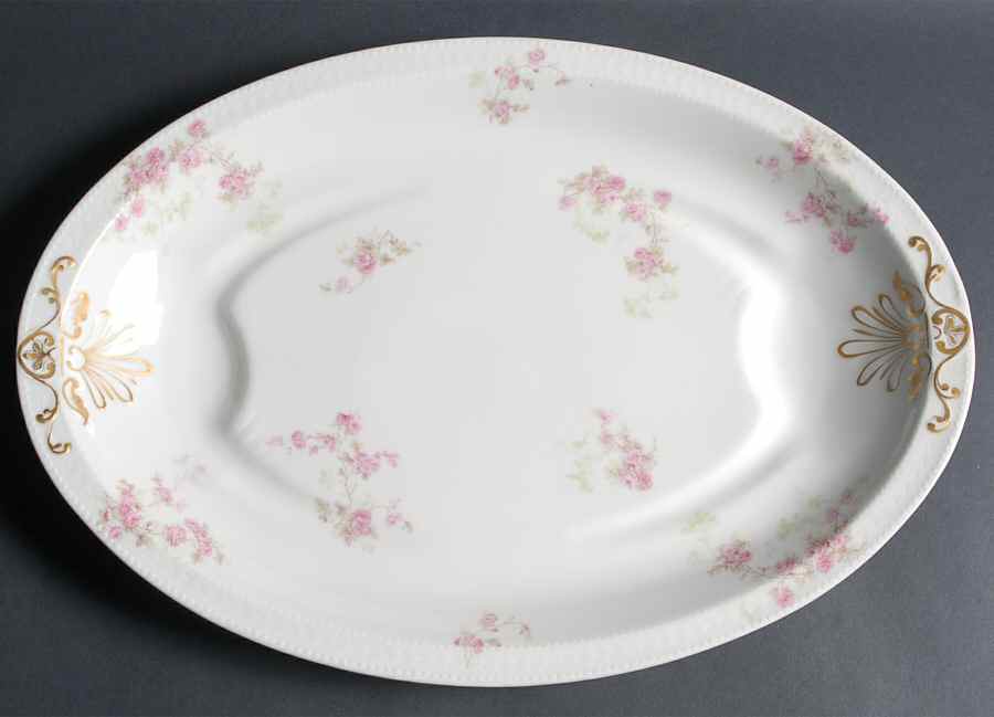 Schleiger 42 17" Oval Serving Platter by Haviland-1