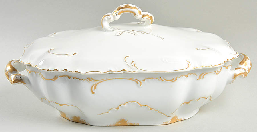 Schleiger 421 Rectangular Covered Vegetable by Haviland-1