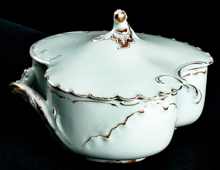 Schleiger 421 Small Round Covered Vegetable by Haviland-1