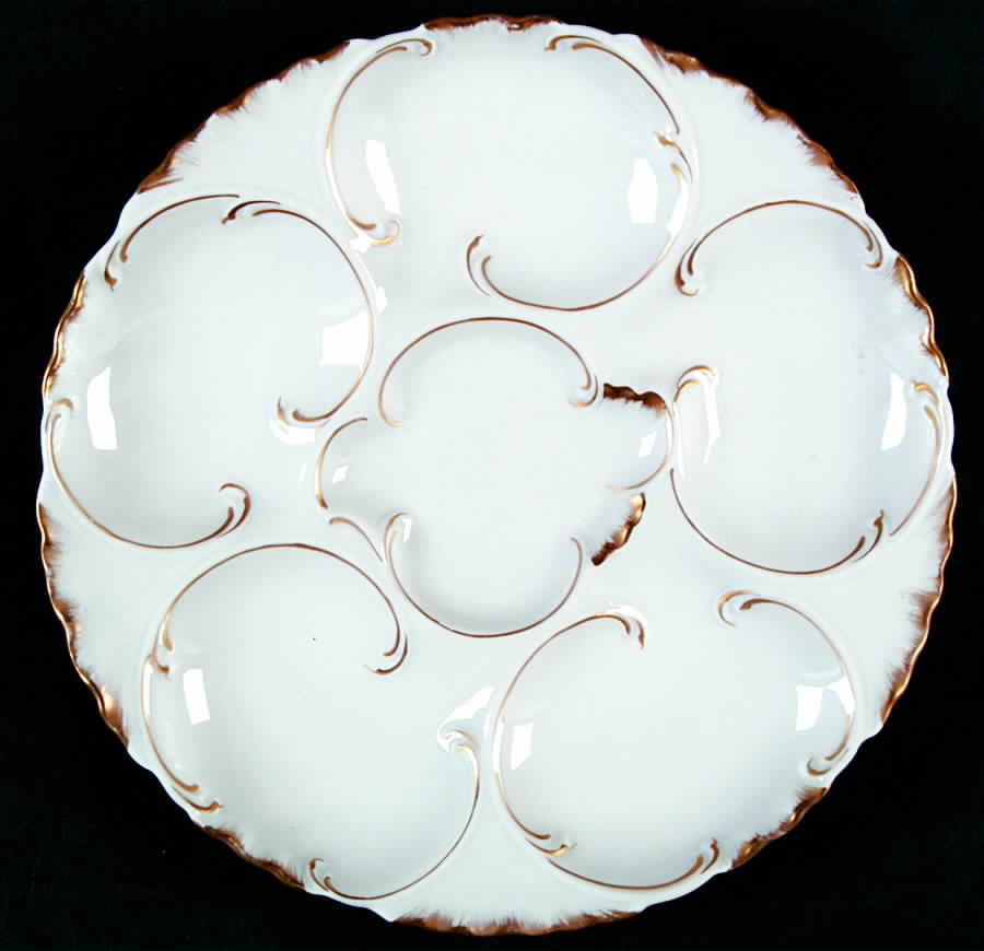 Schleiger 421 Oyster Plate by Haviland-1