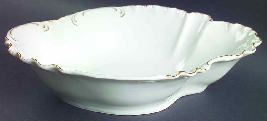 Schleiger 421 10" Oval Vegetable Bowl by Haviland-1