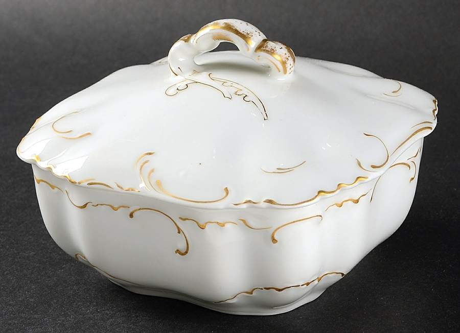 Schleiger 421 Butter Box & Lid by Haviland-1