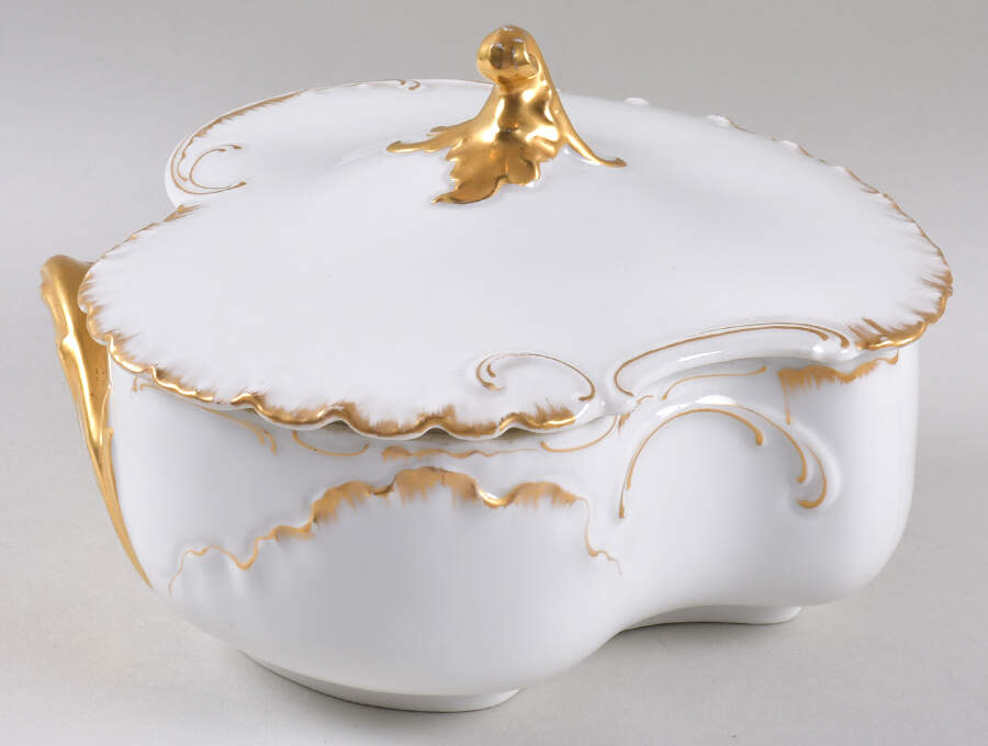 Schleiger 422 Small Round Covered Vegetable by Haviland-1