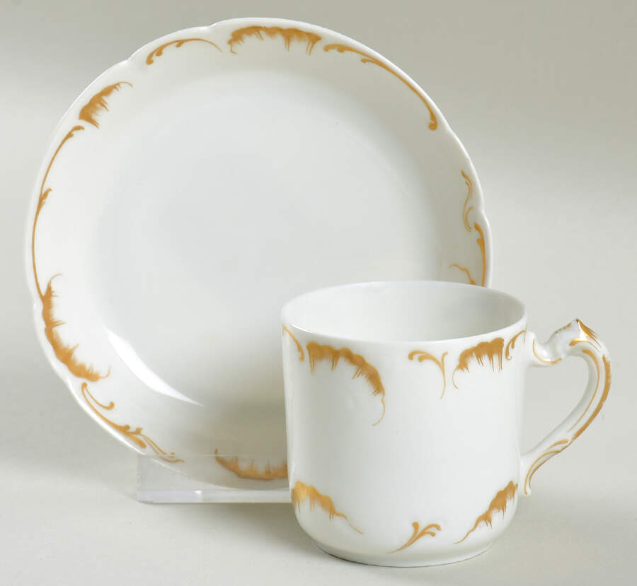 Schleiger 422 Demitasse Cup & Saucer Set by Haviland-1