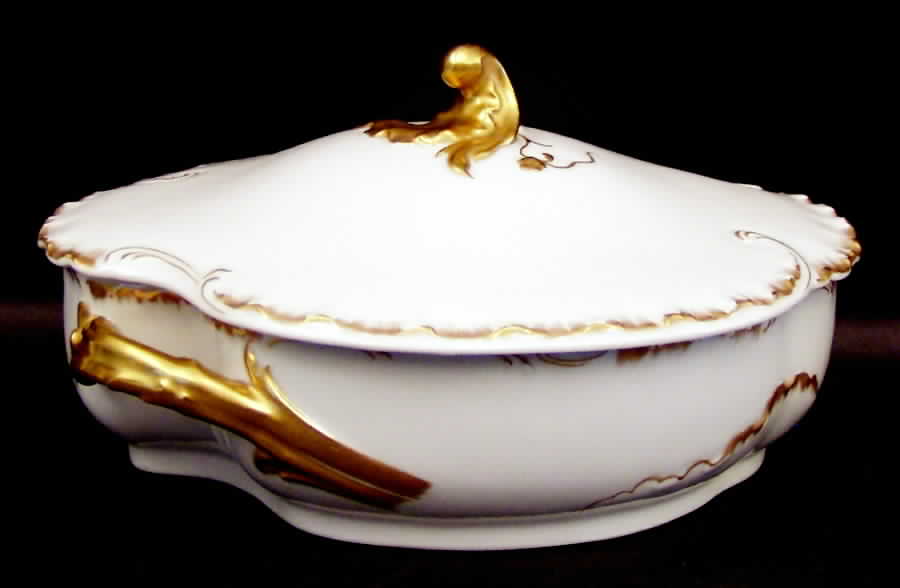 Schleiger 422 Oval Covered Vegetable by Haviland-1