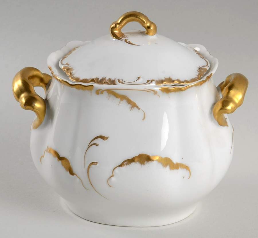 Schleiger 422 Sugar Bowl & Lid by Haviland-1