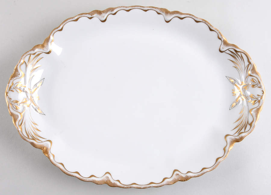 Schleiger 428 11" Oval Serving Platter by Haviland-1