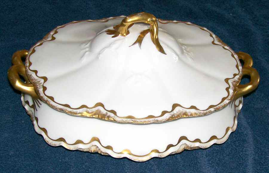 Schleiger 428 Oval Covered Vegetable by Haviland-1