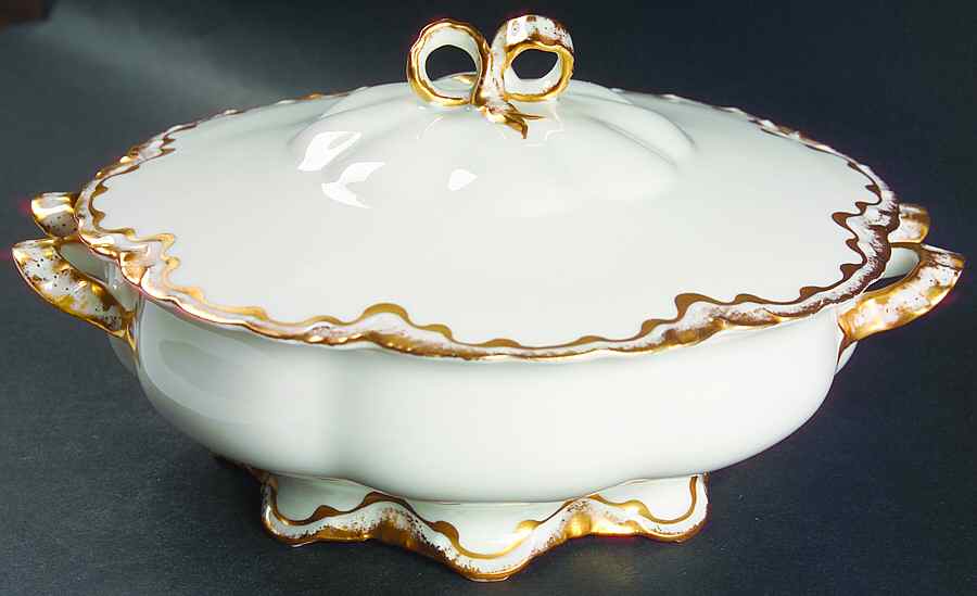 Schleiger 428 Round Covered Vegetable by Haviland-1