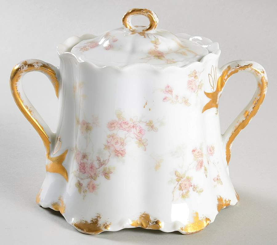 Schleiger 42A Sugar Bowl & Lid by Haviland-1