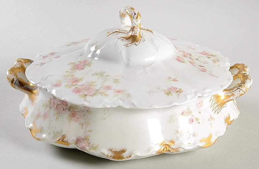 Schleiger 42A Round Covered Vegetable by Haviland-1