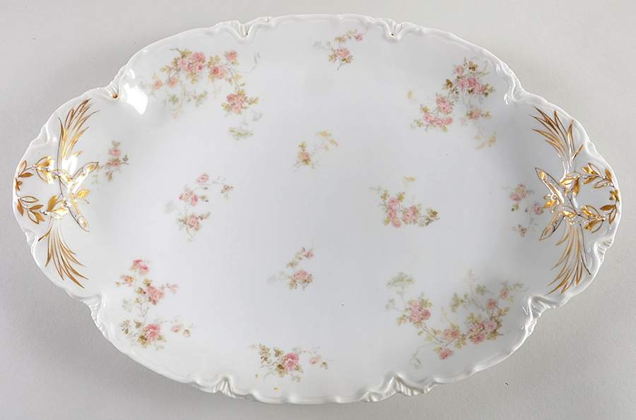 Schleiger 42A 15" Oval Serving Platter by Haviland-1