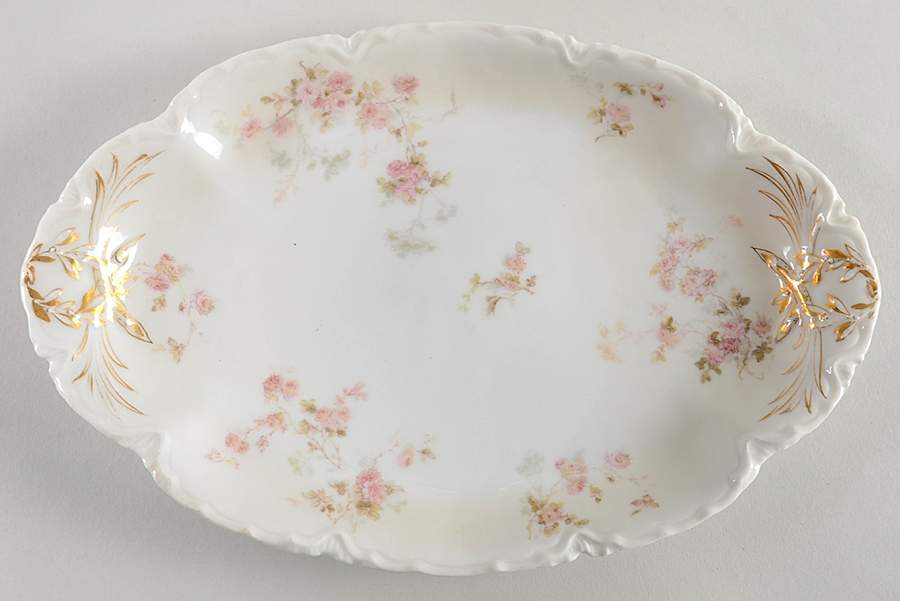 Schleiger 42A 11" Oval Serving Platter by Haviland-1
