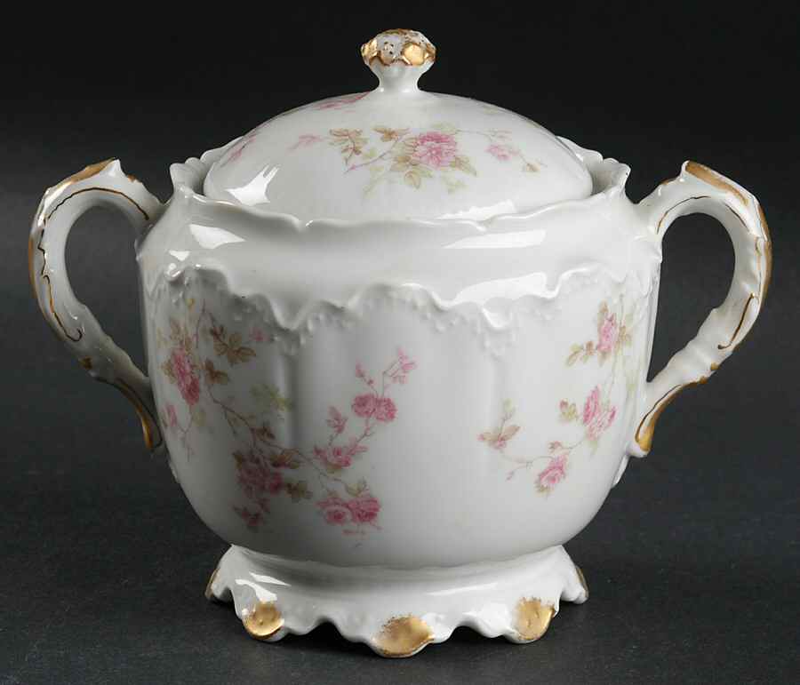 Schleiger 42E Sugar Bowl & Lid by Haviland-1