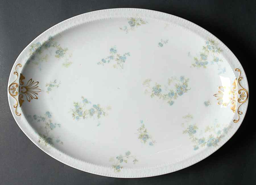 Schleiger 42M 16" Oval Serving Platter by Haviland-1