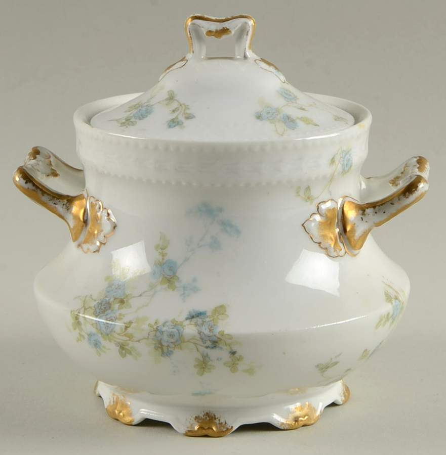 Schleiger 42M Sugar Bowl & Lid by Haviland-1