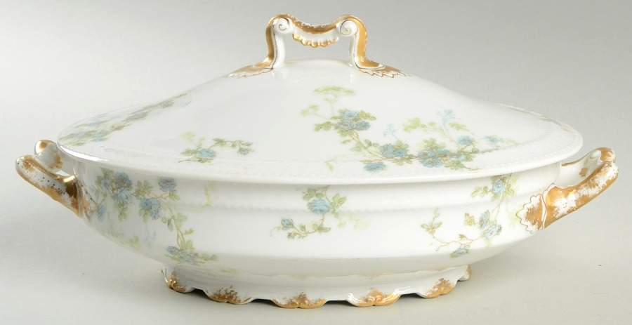 Schleiger 42M Oval Covered Vegetable by Haviland-1