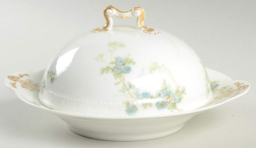Schleiger 42M Round Covered Butter by Haviland-1