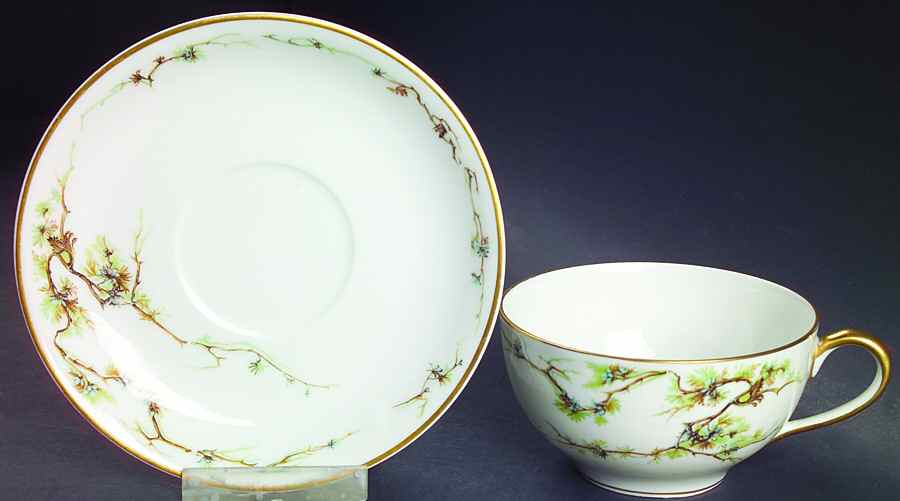 Schleiger 432 Oversized Cup & Saucer Set by Haviland-1