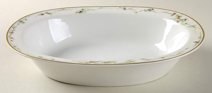 Schleiger 432 10" Oval Vegetable Bowl by Haviland-1