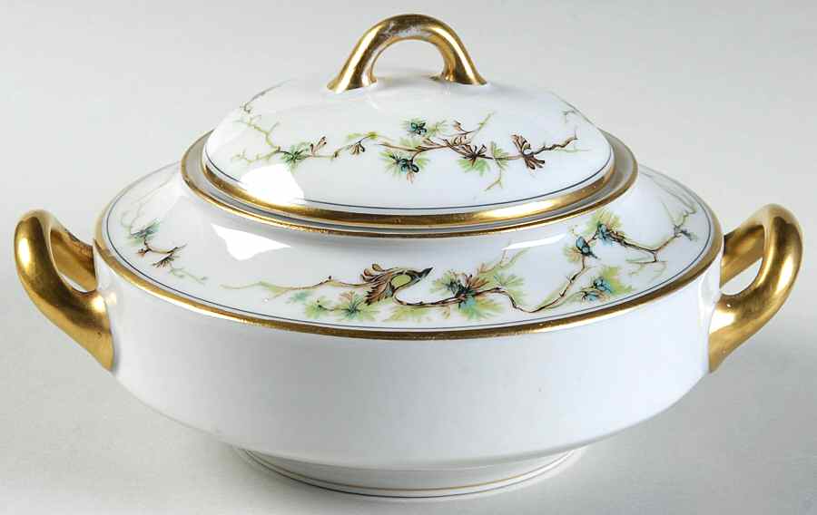 Schleiger 432 Sugar Bowl & Lid by Haviland-1