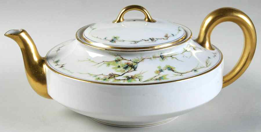 Schleiger 432 Teapot & Lid by Haviland-1