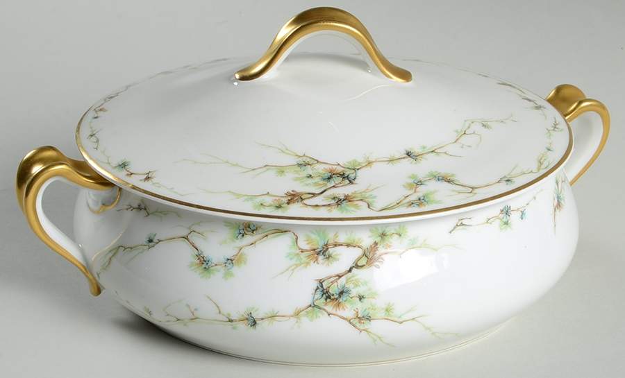 Schleiger 432 Round Covered Vegetable by Haviland-1