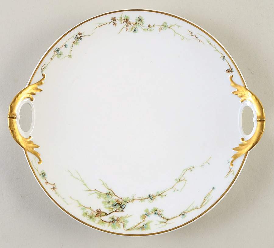 Schleiger 432 Handled Cake Plate by Haviland-1