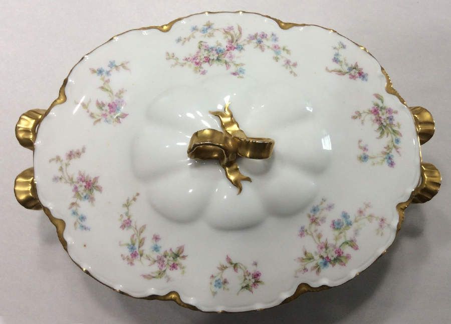 Schleiger 434 Oval Covered Vegetable by Haviland-1