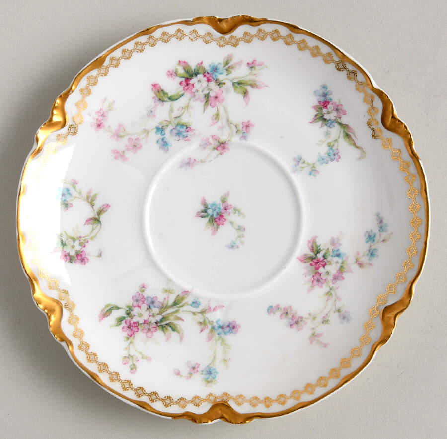 Schleiger 434E Saucer for Flat Cup by Haviland-1