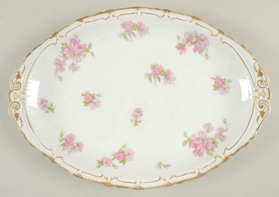Schleiger 442d 16" Oval Serving Platter by Haviland-1