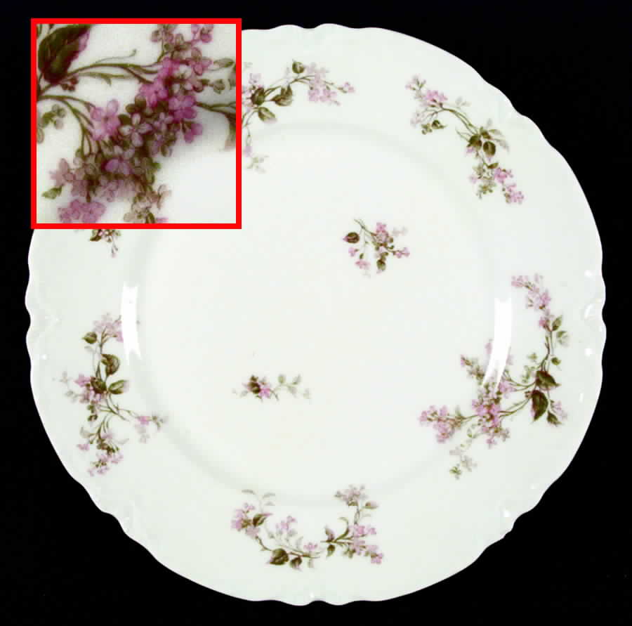 Schleiger 444a Dinner Plate by Haviland-1