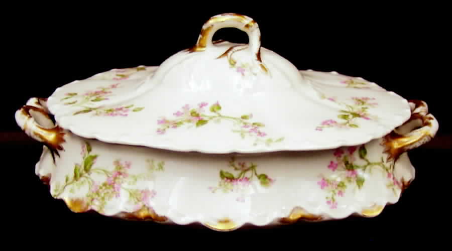 Schleiger 444a Oval Covered Vegetable by Haviland-1