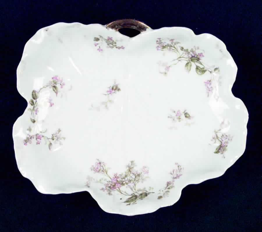 Schleiger 444h Leaf Shaped Dish by Haviland-1