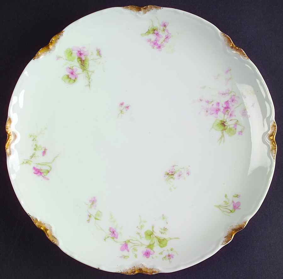 Schleiger 452f Coupe Luncheon Plate by Haviland-1