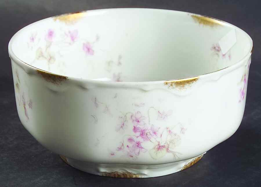 Schleiger 452f Cranberry Bowl by Haviland-1