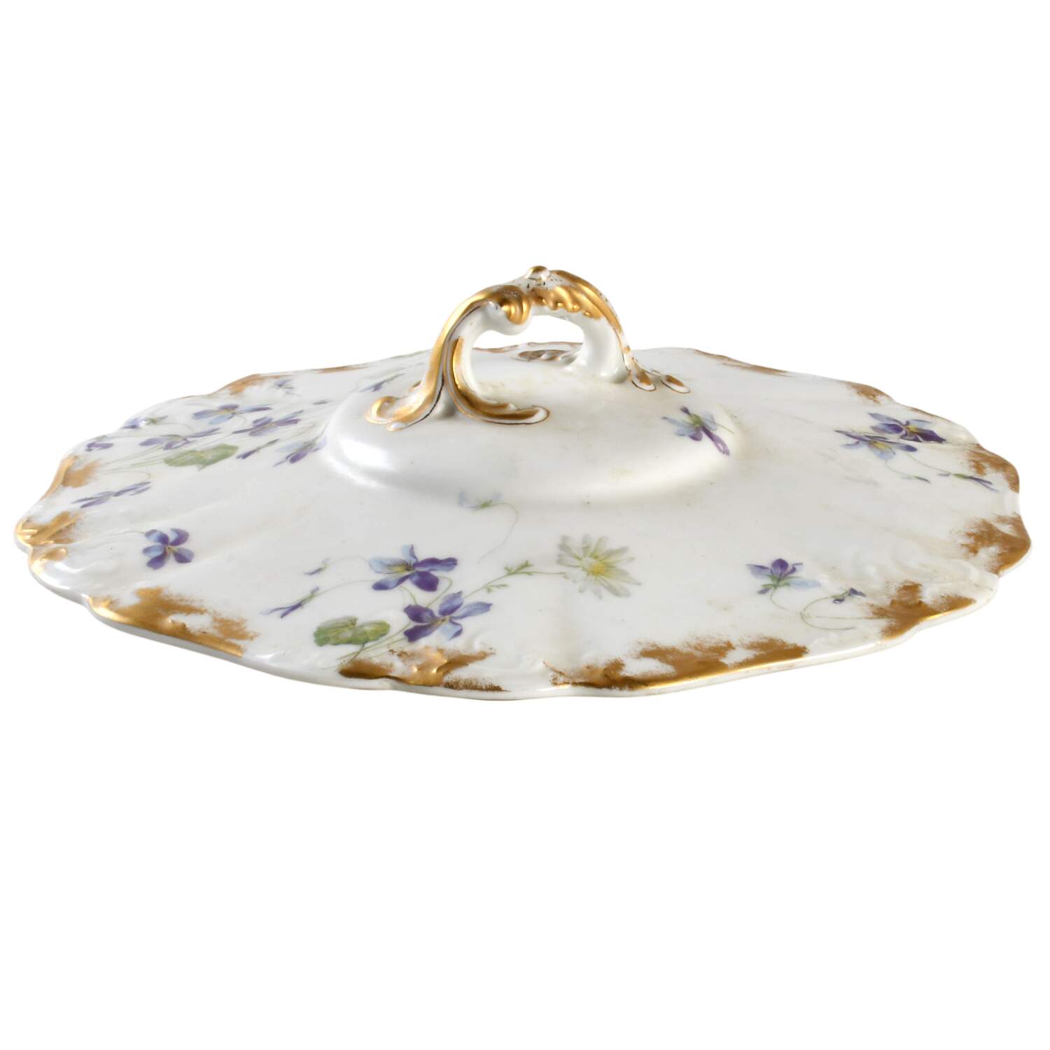 Schleiger 453a Lid for Round Vegetable by Haviland-1