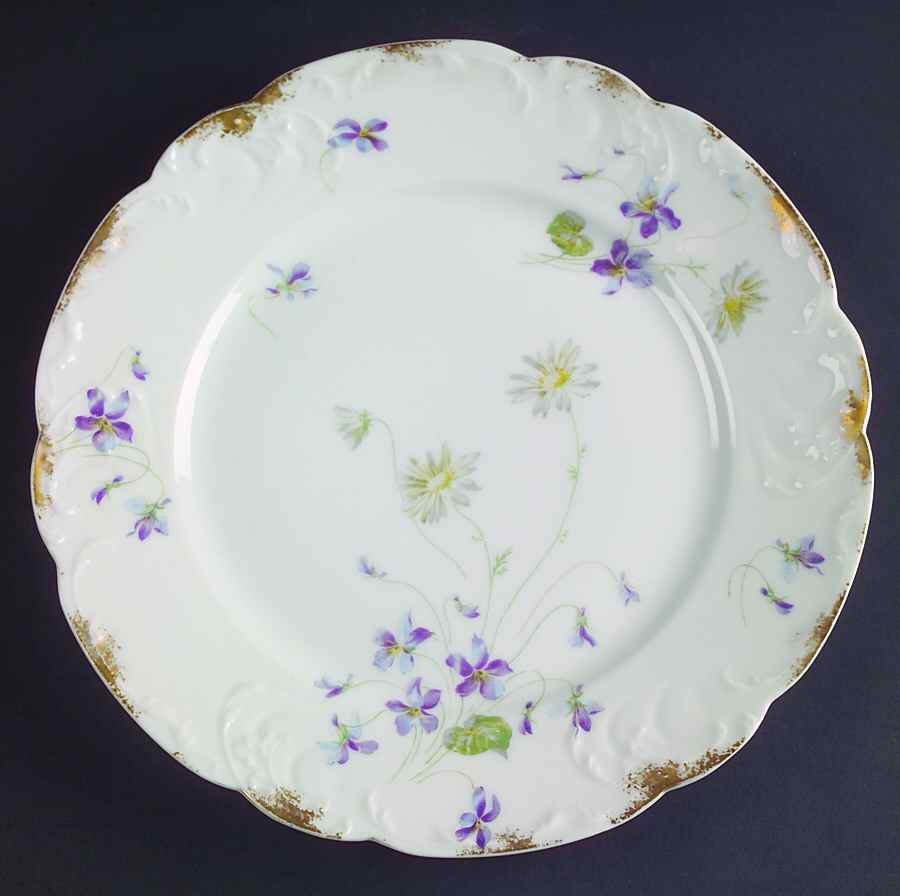 Schleiger 453a Dinner Plate by Haviland-1