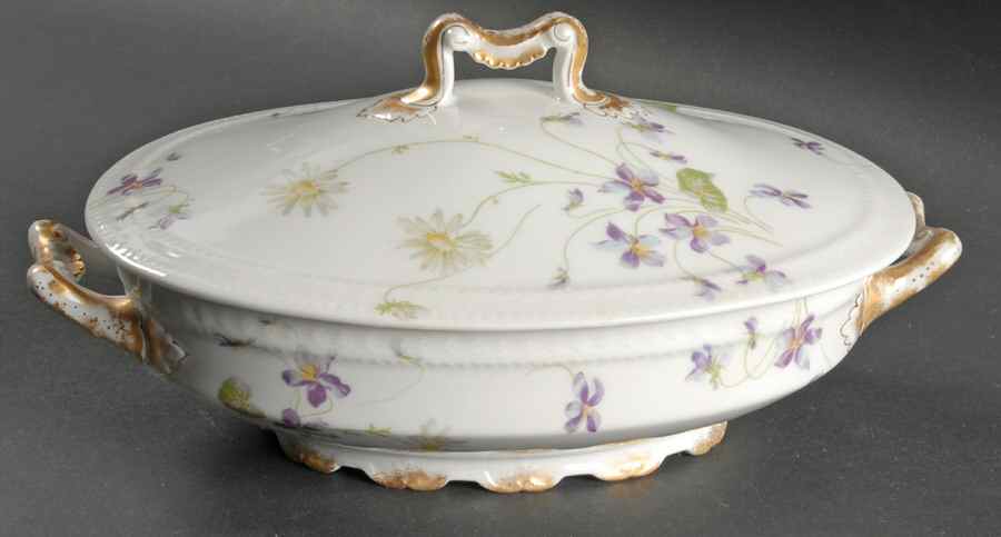 Schleiger 453b Oval Covered Vegetable by Haviland-1