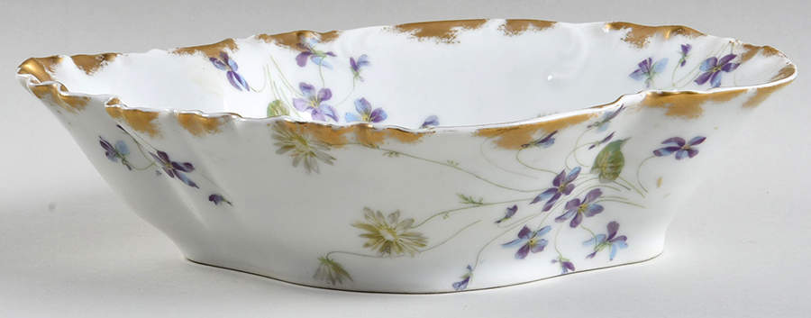 Schleiger 453d 10" Oval Vegetable Bowl by Haviland-1