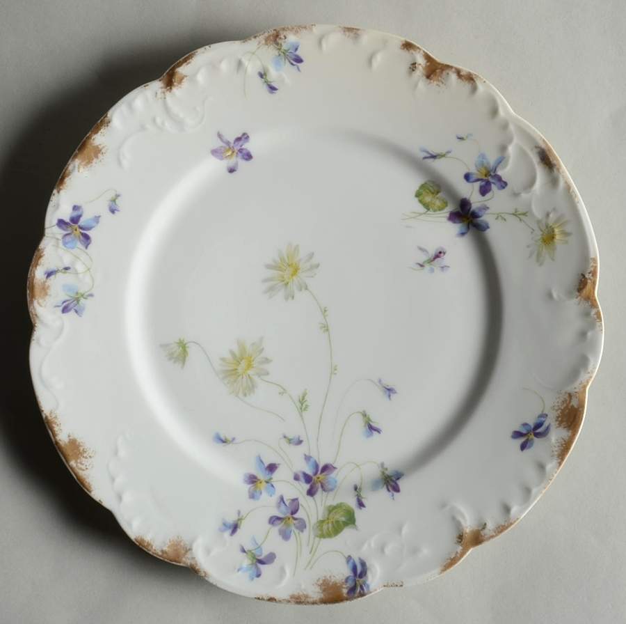 Schleiger 453d Dinner Plate by Haviland-1