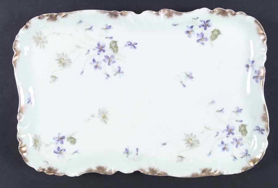 Schleiger 453d 14" Oval Serving Platter by Haviland-1