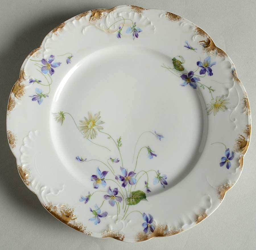 Schleiger 453d Luncheon Plate by Haviland-1