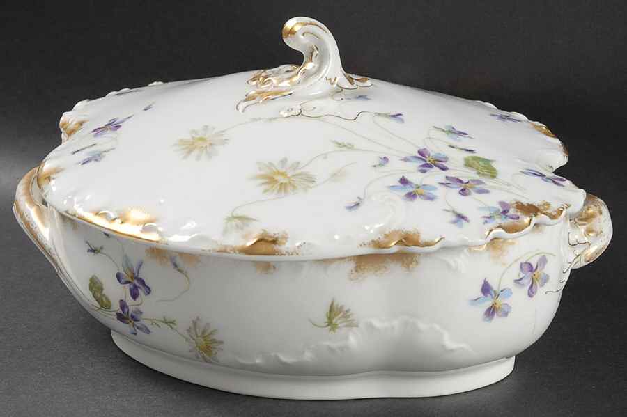 Schleiger 453d Oval Covered Vegetable by Haviland-1