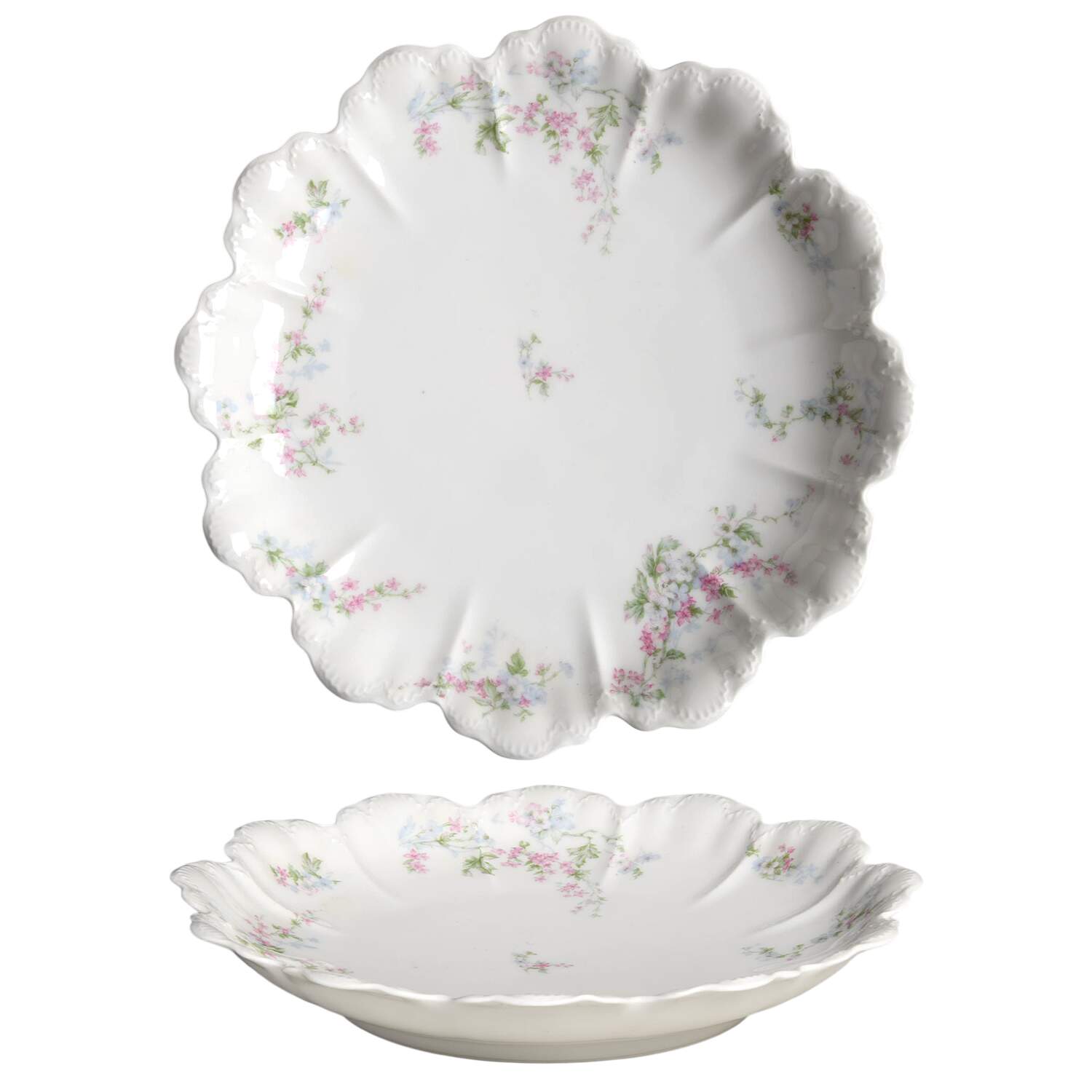 Schleiger 455D 9" Shell Shaped Bowl by Haviland-1