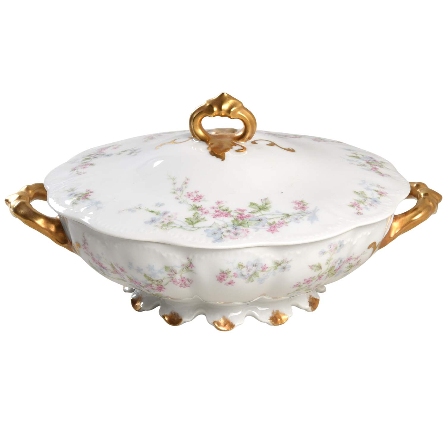 Schleiger 455D Round Covered Vegetable by Haviland-1